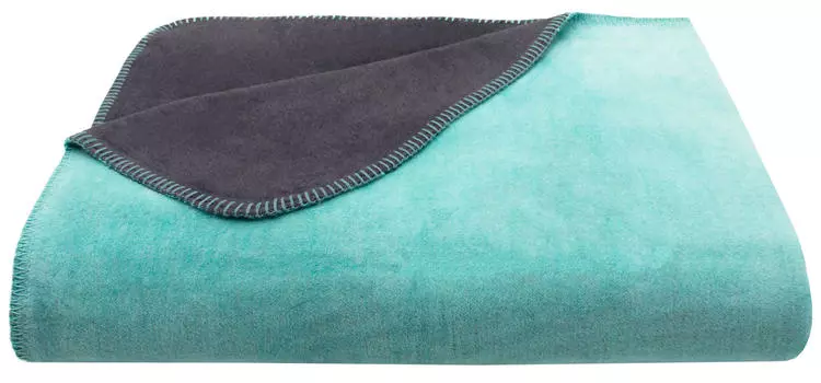 Мягкое одеяло Zollner, мятно-зеленый