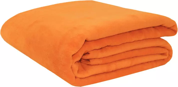 Мягкое одеяло Zollner, оранжевый