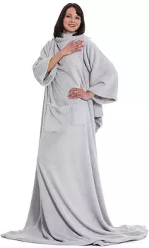 Мягкое одеяло Zollner, серебряный