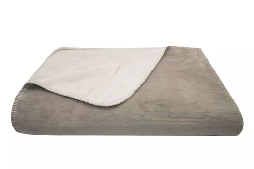 Мягкое одеяло Zollner, светло-коричневый