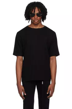 Мятая футболка Peter Do, черный