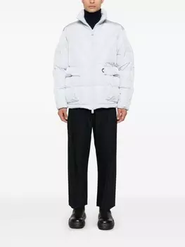 Мятая куртка Emporio Armani, синий