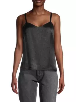 Мятая майка Kaylie Ungaro, черный