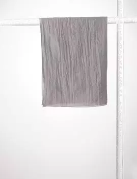 Мятая шаль Серая Kayra