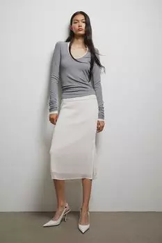 Мятая юбка H&M
