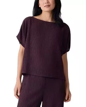 Мятная блузка Eileen Fisher, фиолетовый