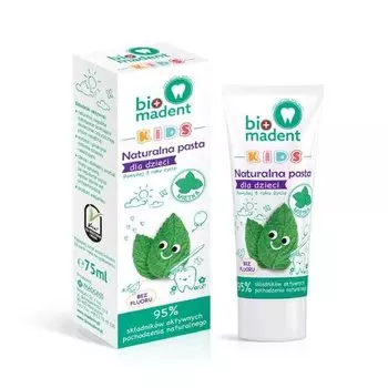Мятная паста для детей 3+, 75 мл Bio Madent Kids