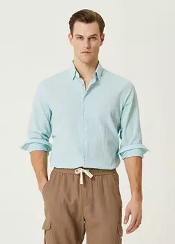 Мятная рубашка Network, зеленый