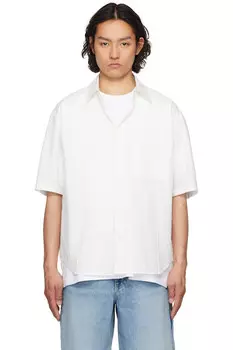 Мятная рубашка Solid Homme, белый