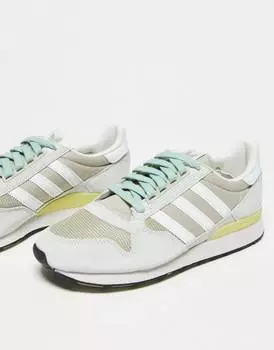 Мятно-серые кроссовки adidas Originals ZX 500
