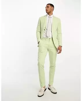 Мятные брюки узкого кроя Jack & Jones Premium