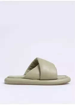 Мятные женские тапочки Hush Puppies