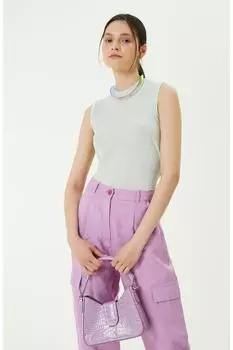 Мятный Мятный трикотаж без рукавов Network, зеленый