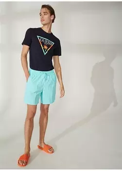 Мятный мужской купальник-шорты Fabrika