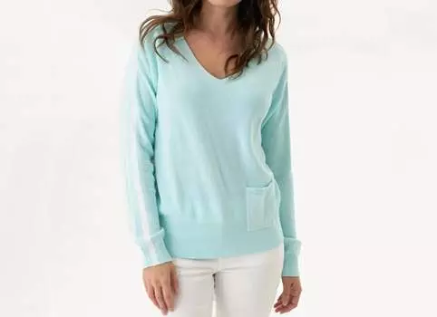 Мятный свитер в спа Renuar