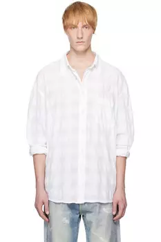 Мятую рубашку Wooyoungmi, белый