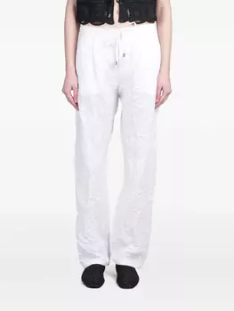 Мятые брюки HOLY CAFTAN, белый