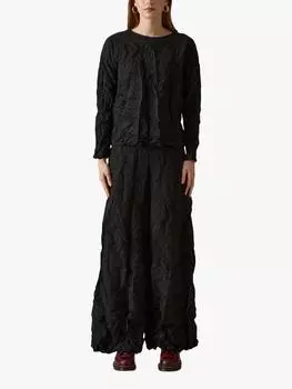 Мятые брюки James Lakeland, черный