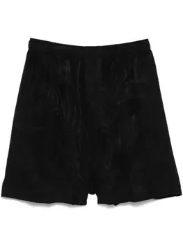 Мятые шорты Balenciaga, черный