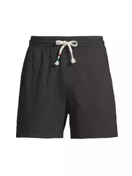 Мятые шорты на шнурке Sol Angeles, черный