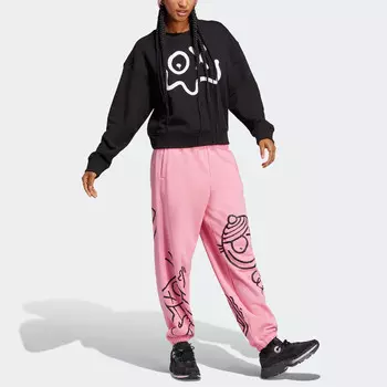 MR.A JOGGERS Трикотажные спортивные штаны женские розовые Adidas Originals