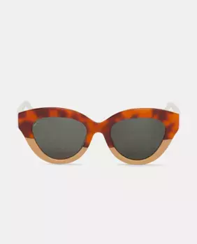 Mr. Boho женские солнцезащитные очки с черной ацетатной оправой «кошачий глаз», многоцветный