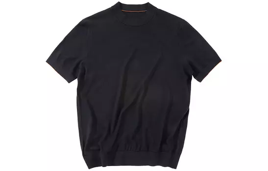 Mr. Bu Mr.Bu Мужской свитер, Маленький высокий воротник Синий деним