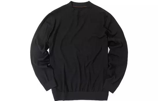 Mr. Bu Mr.Bu Мужской свитер, Маленький высокий воротник Слоновая кость