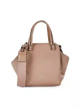 Мраморная двусторонняя сумка-тоут Calvin Klein, цвет Cocoa