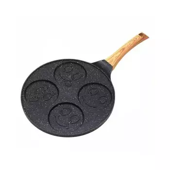 Мраморная сковорода Kinghoff для блинов 34673, серый