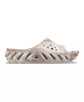Мраморный слайдер для современного мужчины Crocs, бежевый