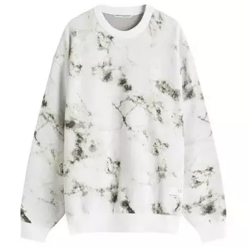 Мраморный жаккардовый свитер Uniform Experiment, белый