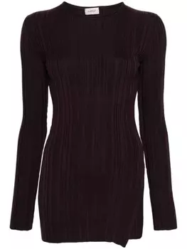 MRZ джемпер в рубчик, фиолетовый