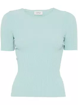 MRZ футболка в рубчик, зеленый