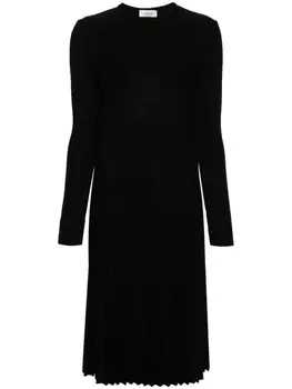 MRZ платье миди из вирджинской шерсти, черный