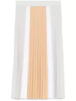 MRZ плиссированная юбка миди в стиле колор-блок, серый