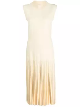 MRZ плиссированное платье, нейтральный цвет