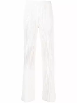 MRZ трикотажные брюки в рубчик, белый