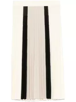 MRZ юбка миди в стиле колор-блок, нейтральный