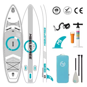 MSEASFREE Красочная доска для серфинга Luya Fishing Yoga SUP Модернизированная красочная серая доска