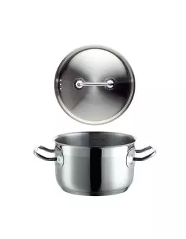 Mser 926091 Professional I кастрюля для мяса с крышкой, 16см, нержавеющая сталь 18/10, серебро