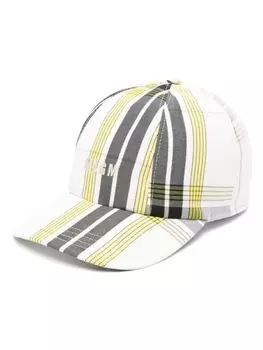 MSGM бейсбольная кепка в клетку, белый