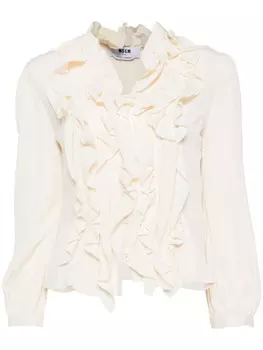 MSGM блузка с оборками