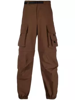 MSGM брюки карго, коричневый