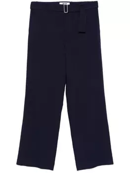 MSGM брюки с поясом, синий