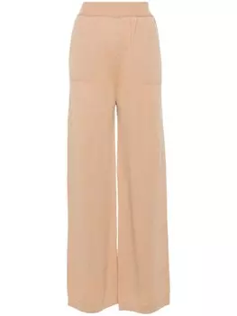 MSGM брюки с вышитым логотипом, нейтральный цвет