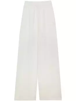 MSGM брюки широкого кроя, белый