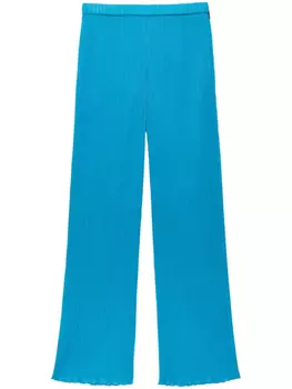 MSGM брюки в рубчик, синий