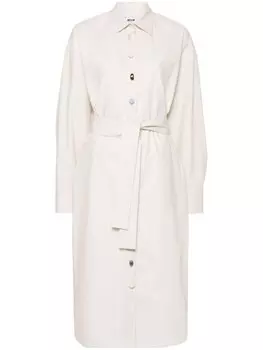 MSGM декорированное платье, серый