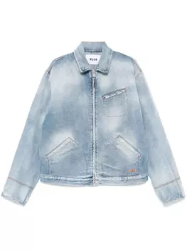 MSGM джинсовая куртка, синий